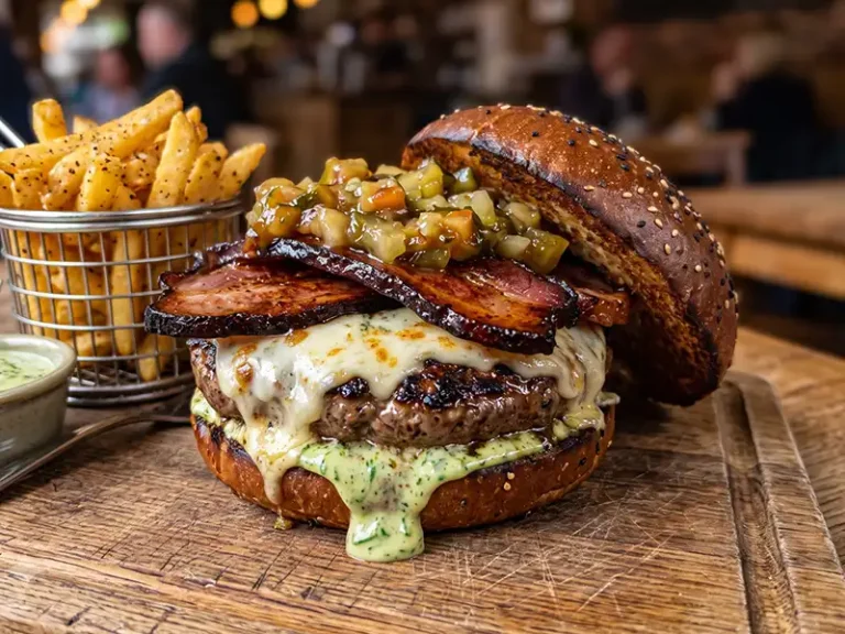 Blue Cheese Bacon Burger - Tipo Prime Burger & Pizza