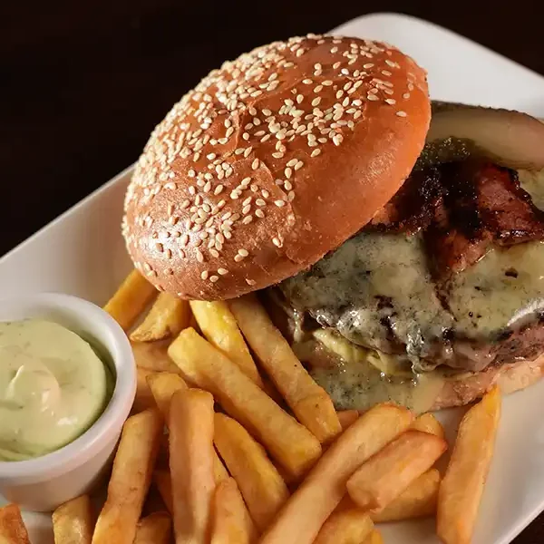 BLUE CHEESE BACON BURGER