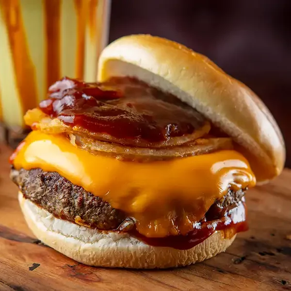 BURGER IN TABASCO FIRE