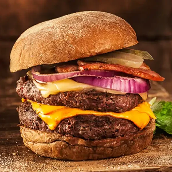 DOUBLE TOWERED BURGER