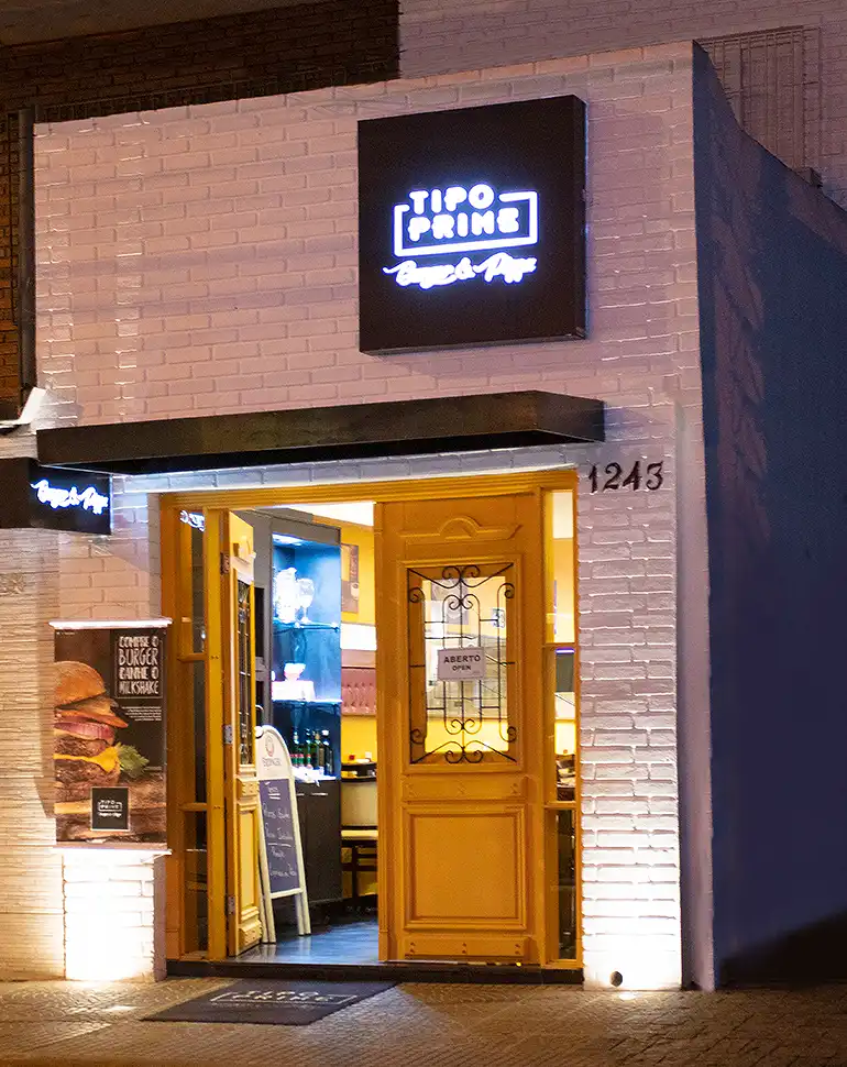 Fachada do Tipo Prime Burger & Pizza na Chácara Santo Antônio