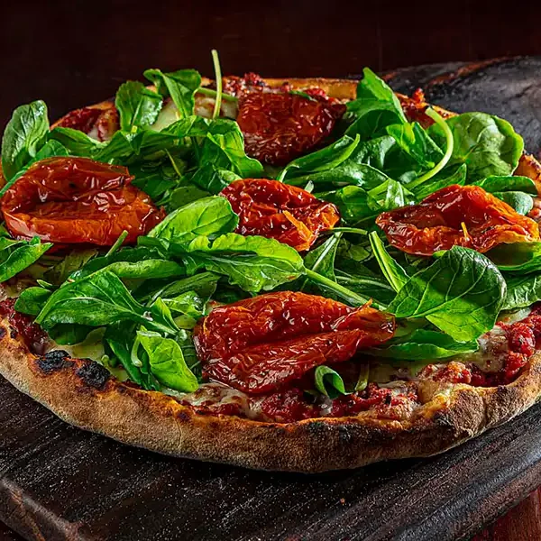 PIZZA DE RÚCULA
